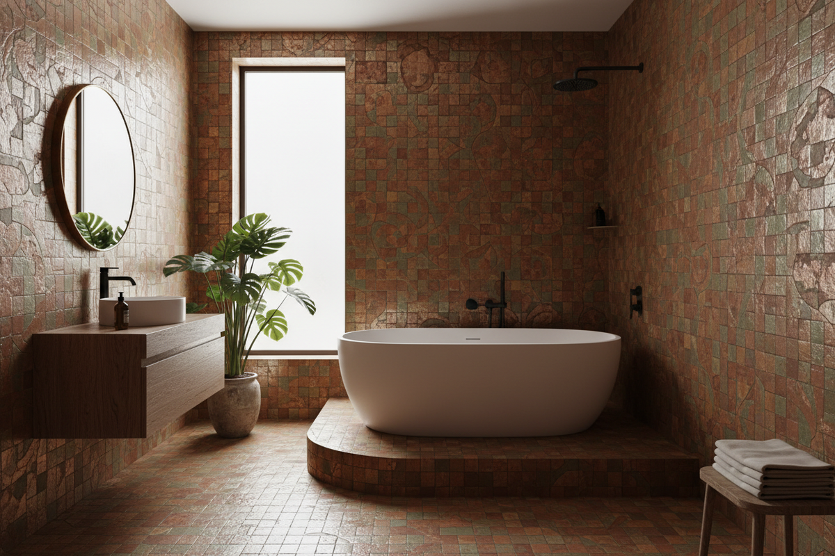 2026 Bathroom Tile Trends: What's Hot Now, From Zellige to Tile Drenching