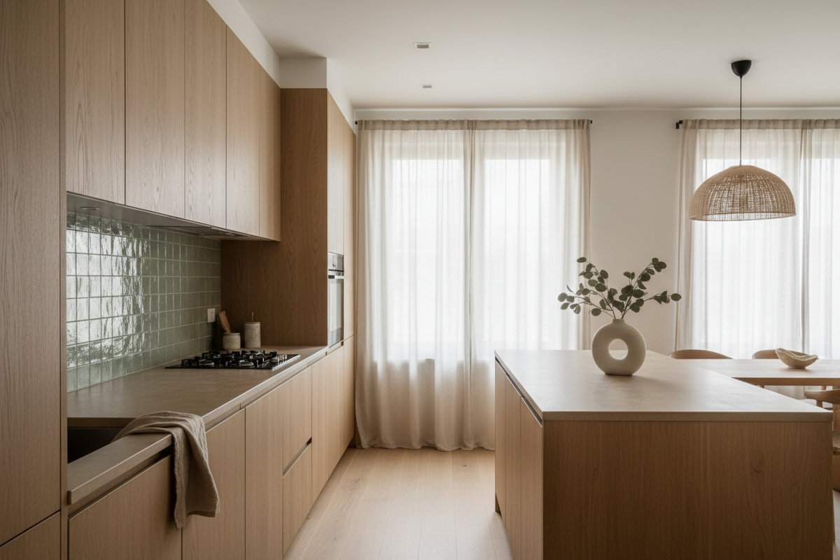 Japandi Kitchen Design: How to Achieve the Serene 2026 Aesthetic with the Right Cabinets & Tiles