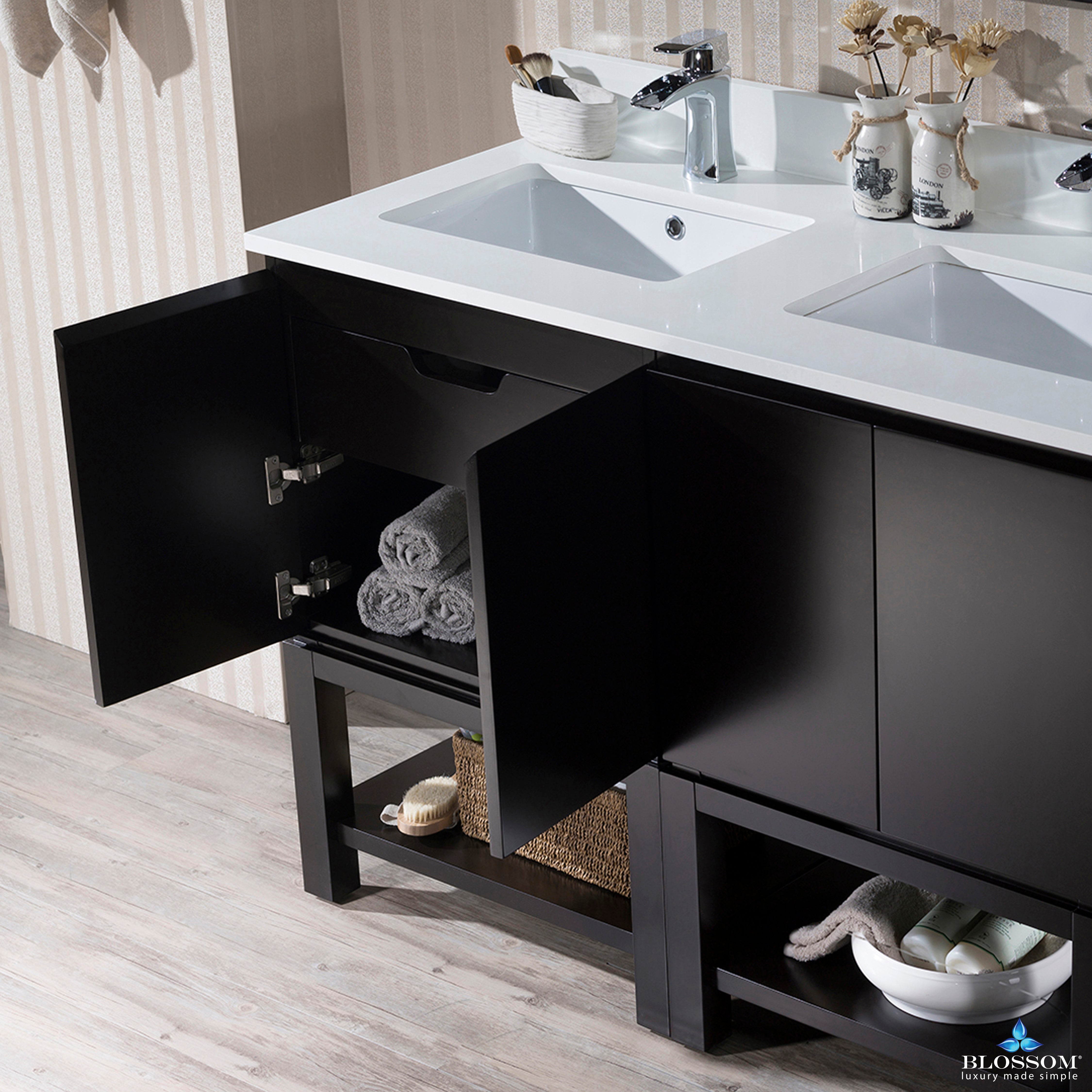 Monaco 48 Inch Vanity – Double Basins