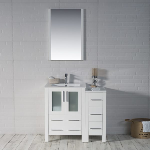 Sydney 36 Inch Vanity with Side Cabinet