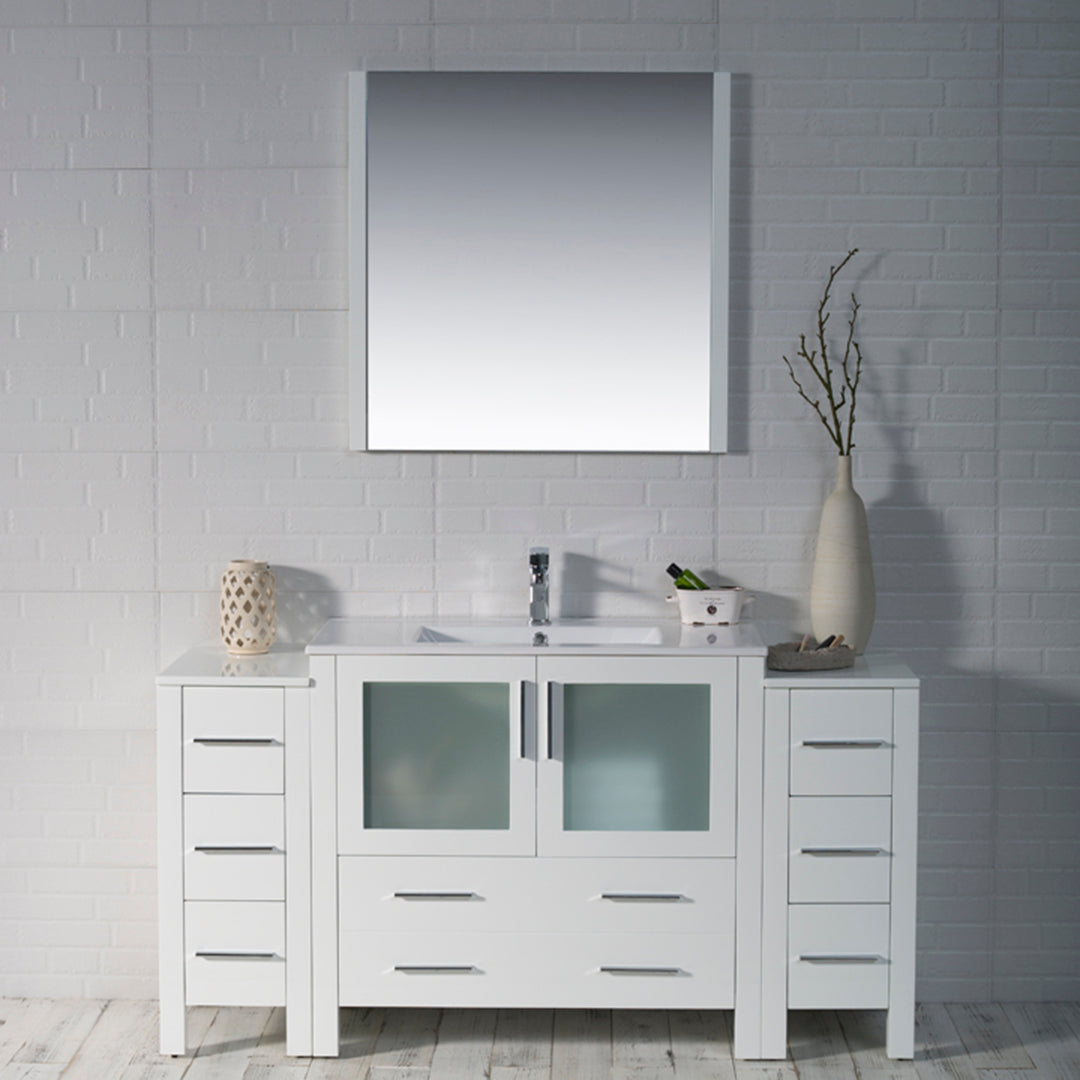 Sydney 60 Inch Vanity with Side Cabinet