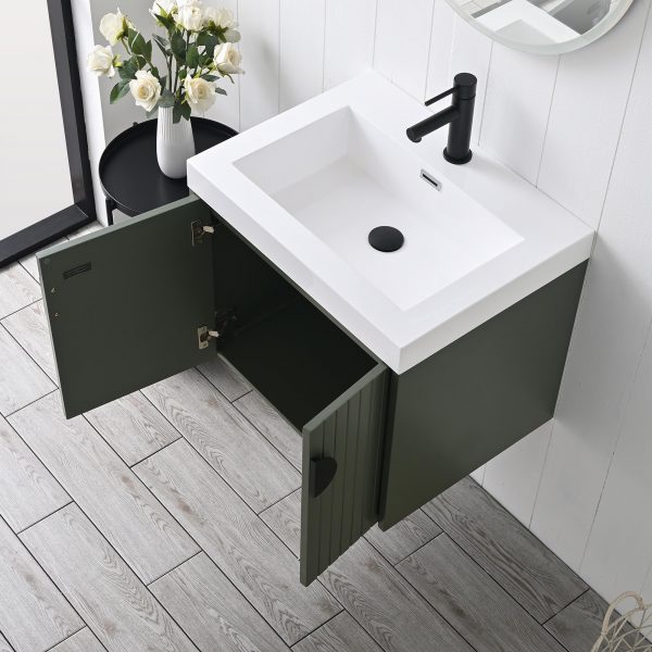 Moss 24″ Vanity with Acrylic Sink