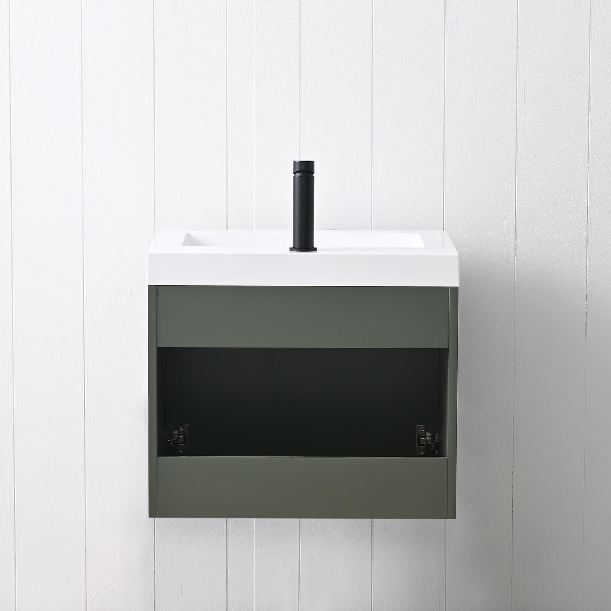 Moss 24″ Vanity with Acrylic Sink