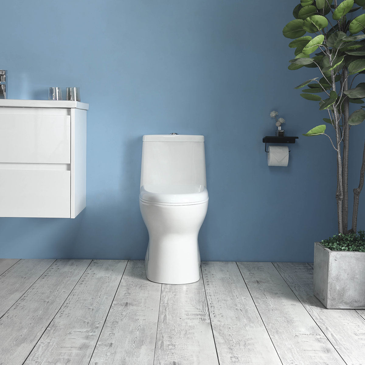 T2805/K-0397 One-Piece 28"h Dual Flush Toilet (10" Rough)