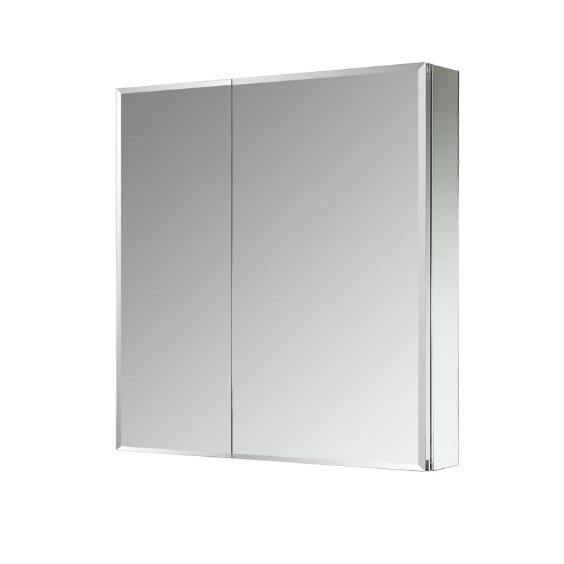 24" Aluminum Medicine Cabinet (Surface Mount/Recessed)