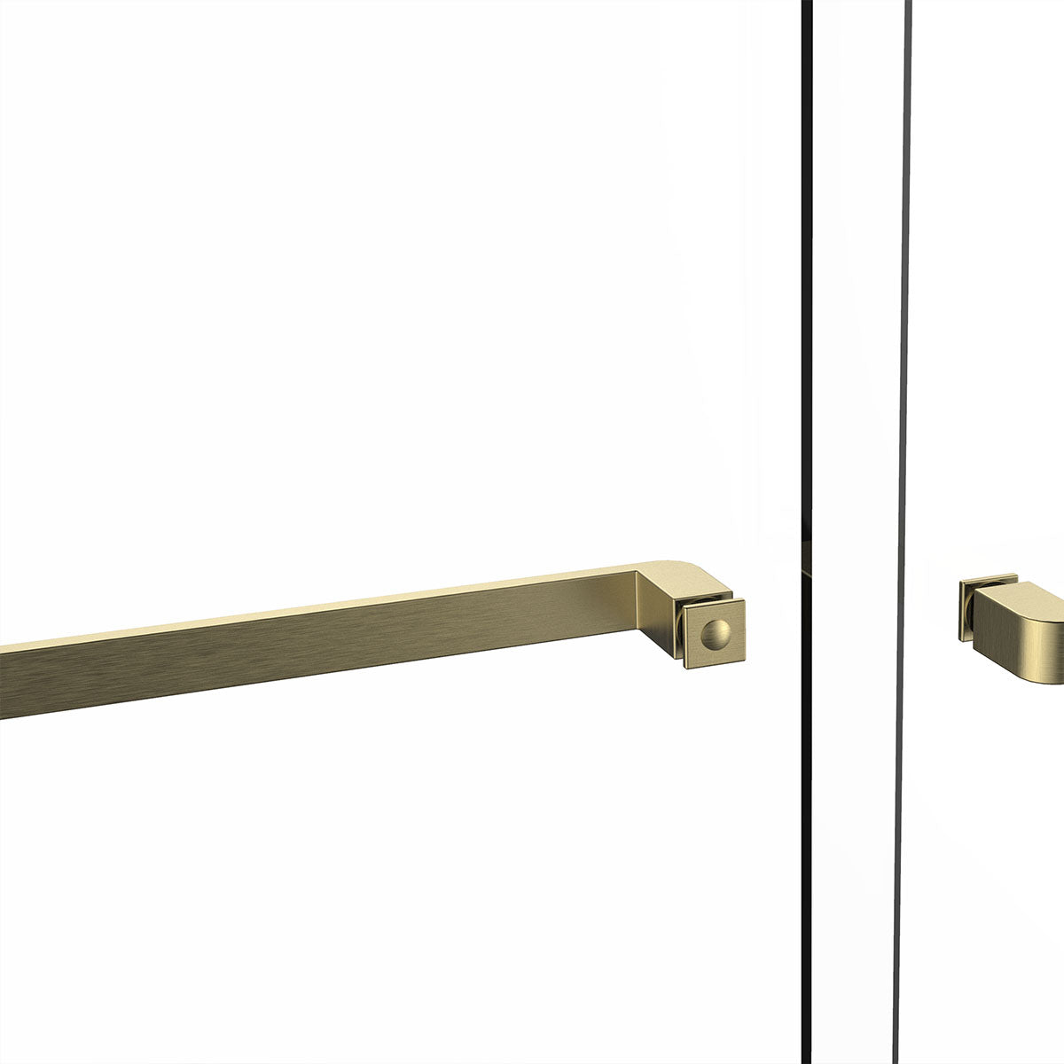 AC23 Alex Bypass Shower Door with Klearteck Treatment (3/8" Thickness) (Brushed Gold)