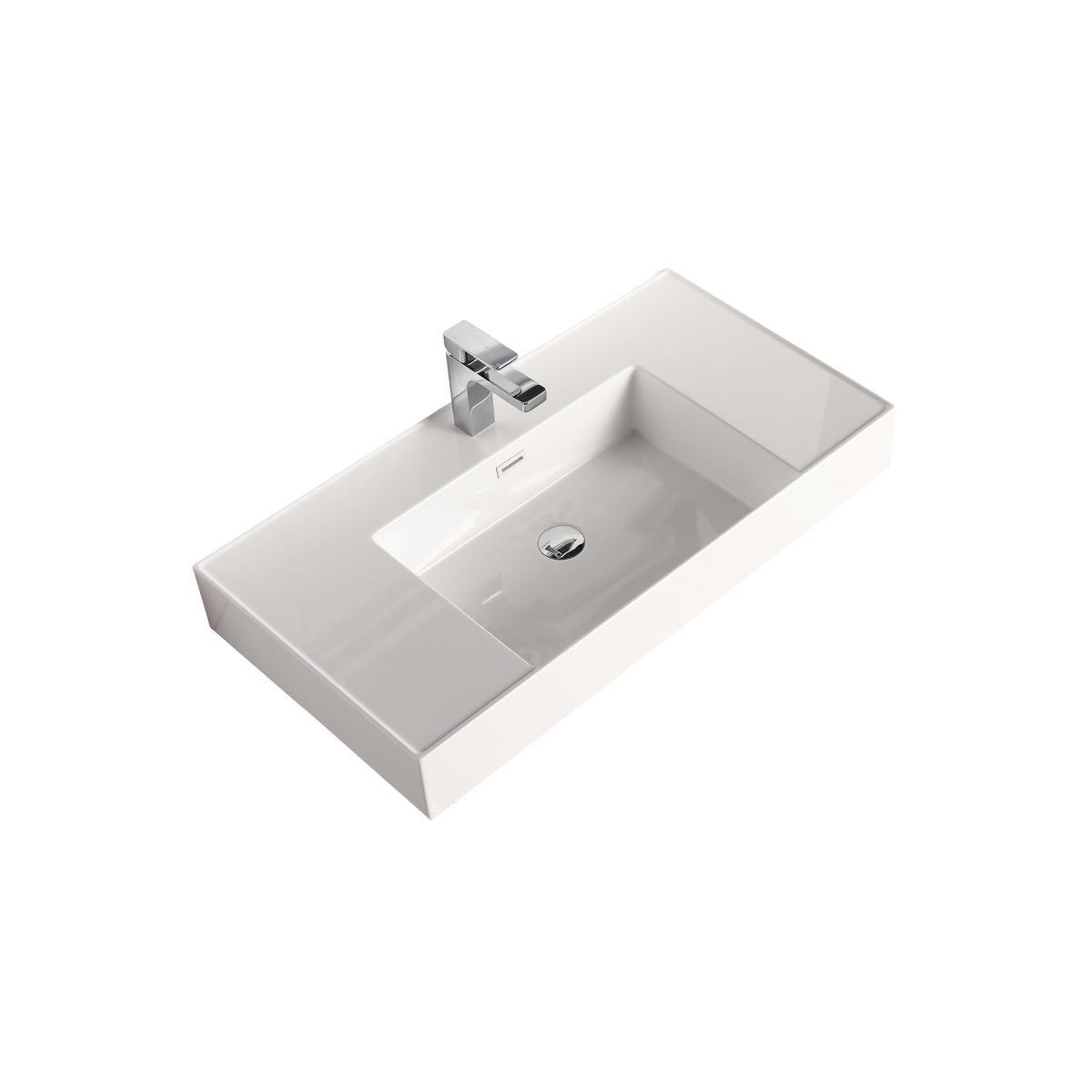 4-3/4 Thickness Acrylic Top-Mount Basin 36×18