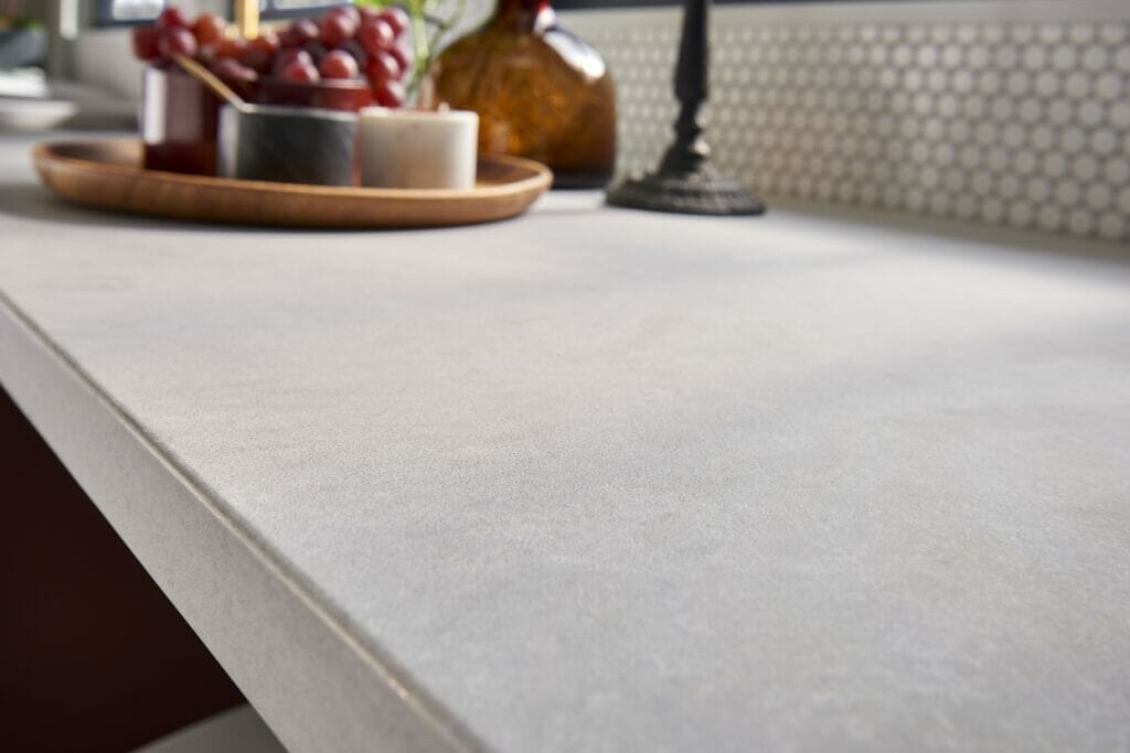 Close-up of 4044 Airy Concrete surface, showcasing a textured finish with subtle grey hues.