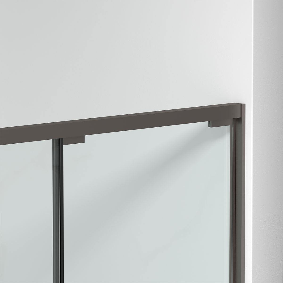 48" Karina Series Minimalist Shower Door with a Single Sliding Door