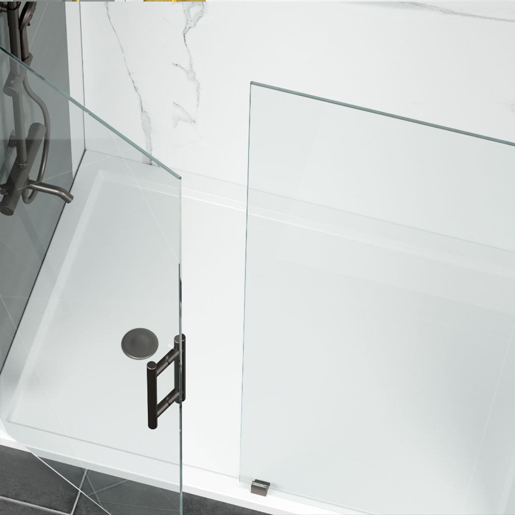 2PC Miko Hinges Door on Wall (Matte Black)