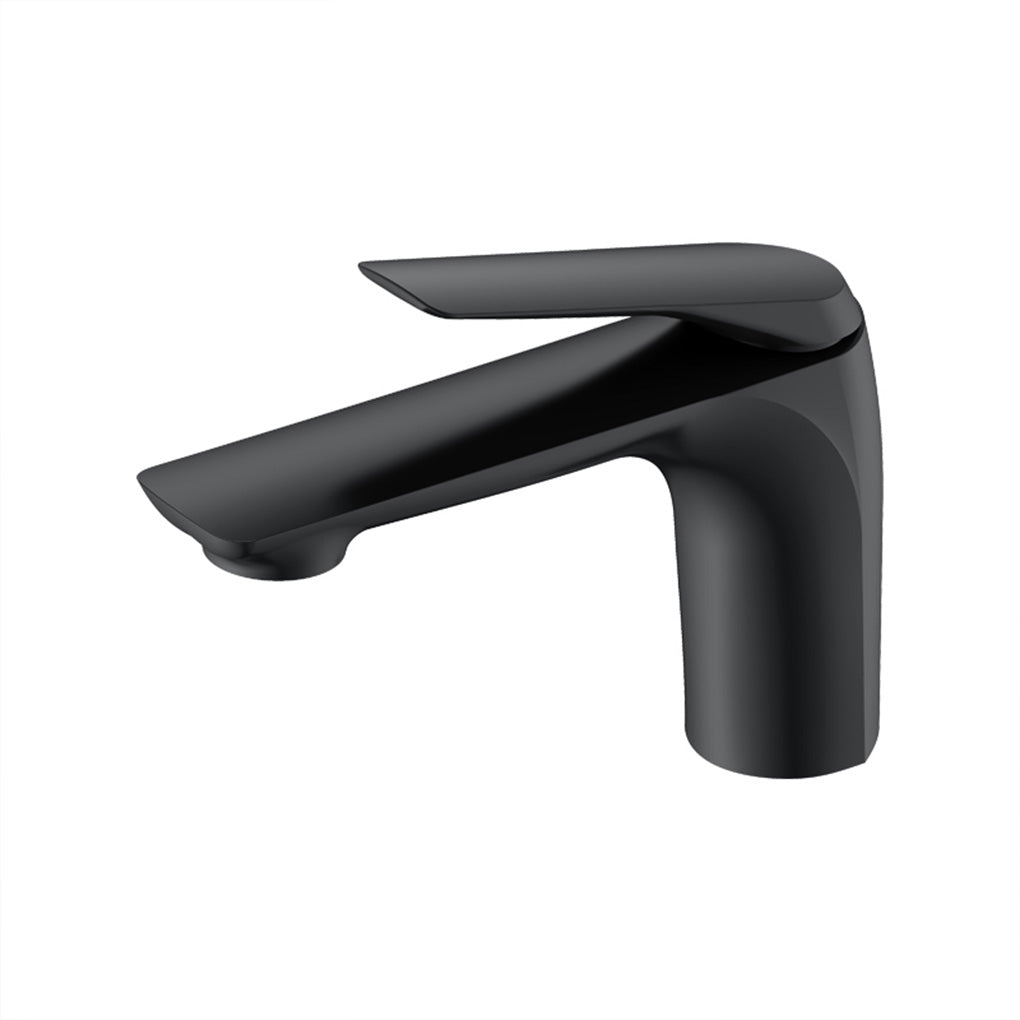 F050 Single Hole Basin Faucet with Pop Up (Matte Black)