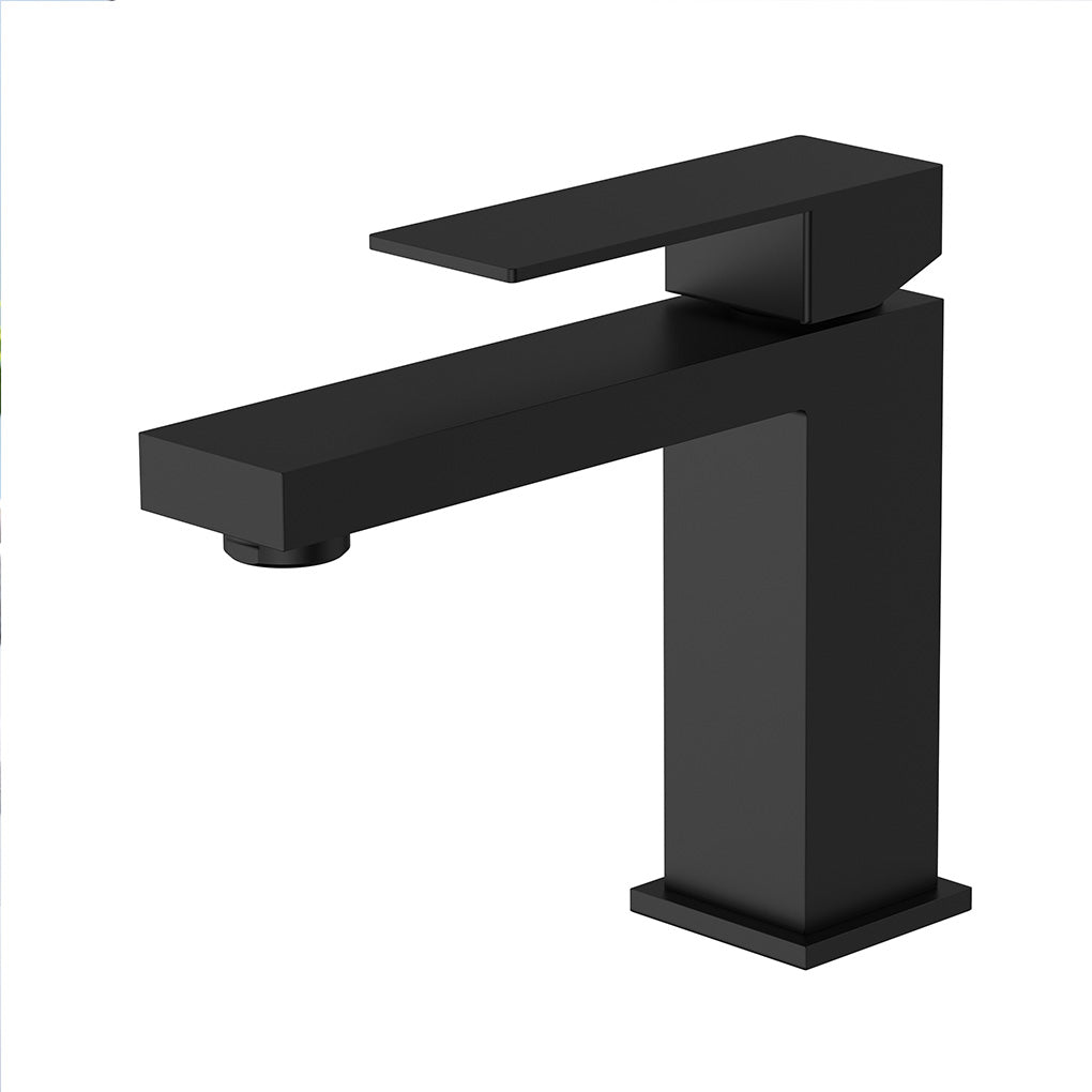 F231 Single Hole Basin Faucet with Pop Up (Matte Black)