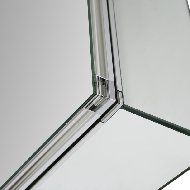 18" Aluminum Medicine Cabinet (Surface Mount/Recessed)