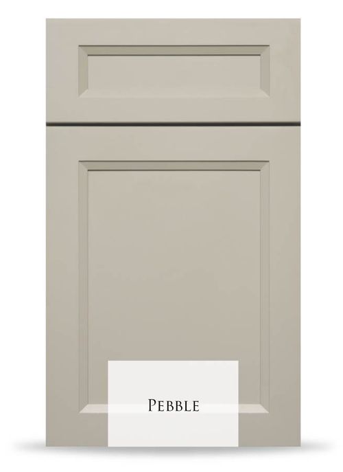 Pebble cabinet door featuring a classic design, made from 100% solid wood for superior quality by J&K.