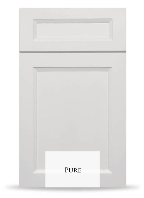 Pure cabinet with classic design, made of 100% solid wood by J&K, perfect for enhancing any kitchen or bathroom.