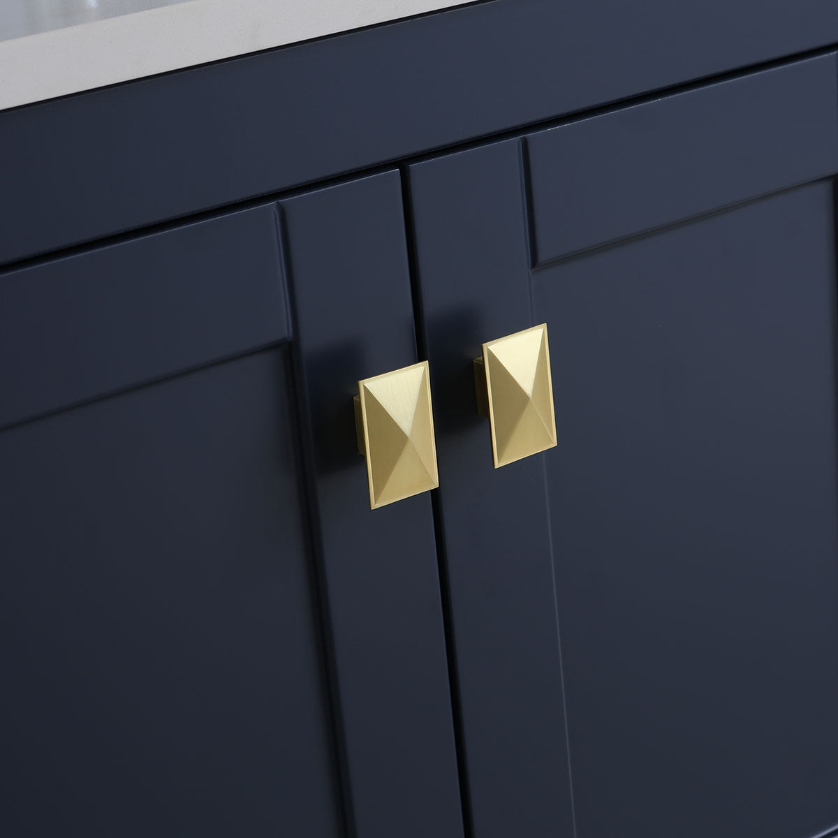 36" V9008 Vanity & Quartz Countertop Combo (Royal Blue)