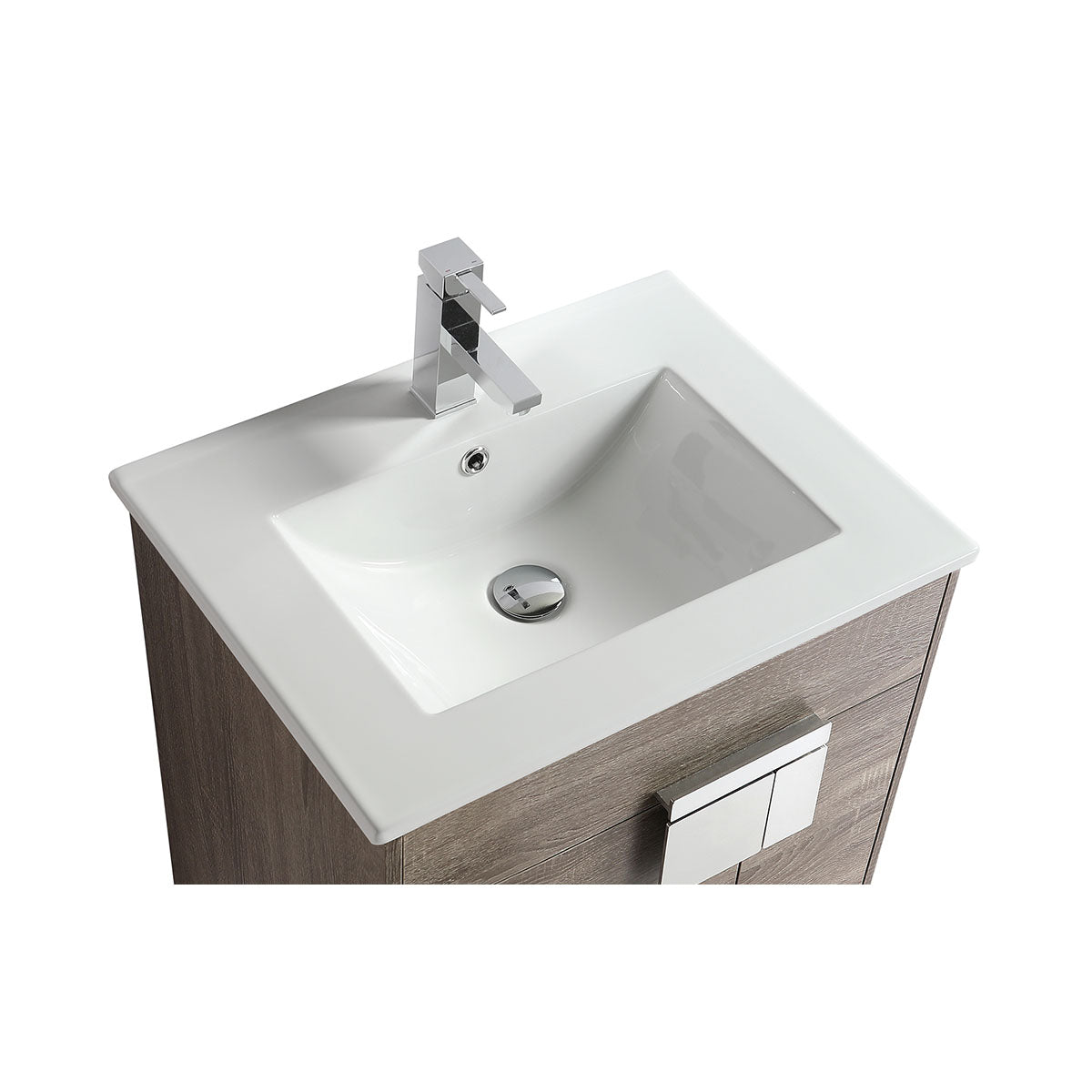 24" V9003 Vanity with Ceramic Sink (Sonoma Oak)