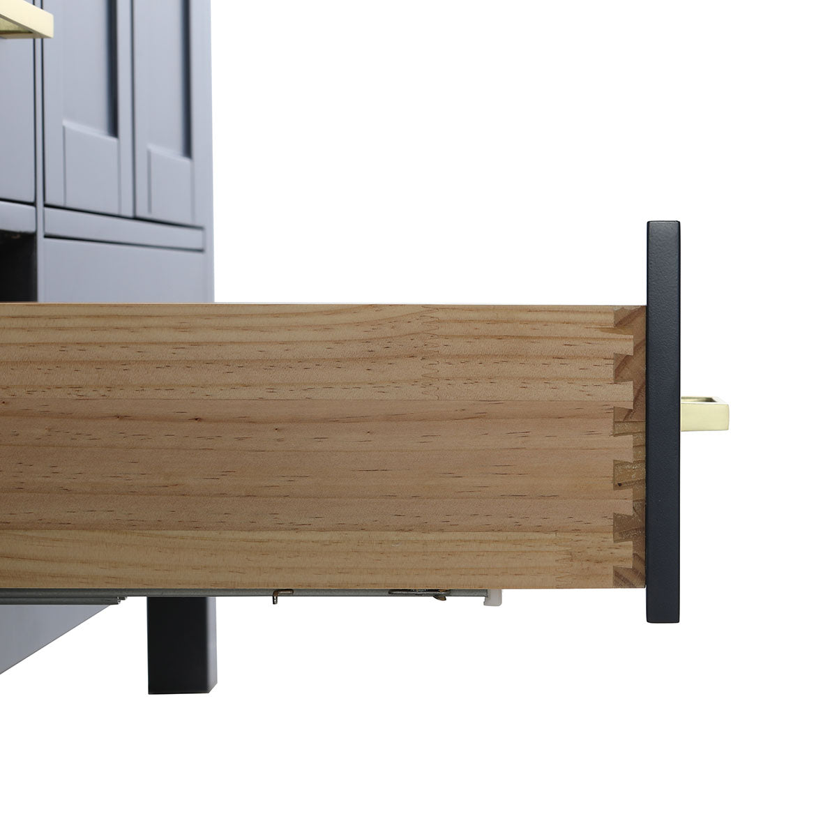 60" V9008 Vanity & Countertop Quartz Double Basins (Royal Blue)