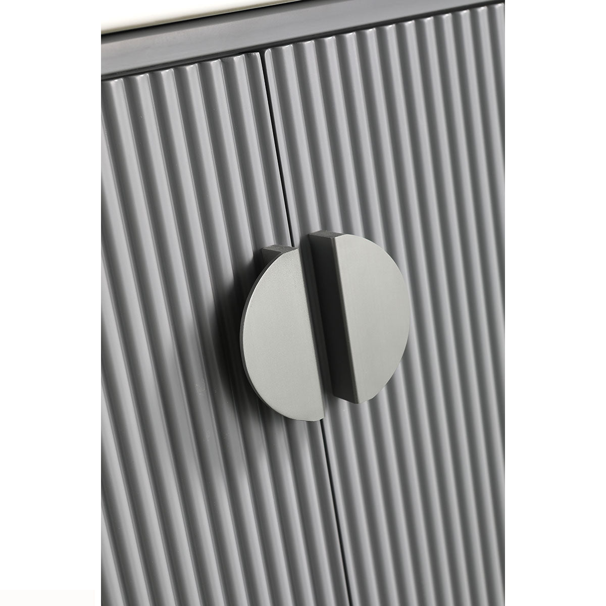 30" V9012 Wall Hung Vanity & Ceramic Sink (Matte Grey)