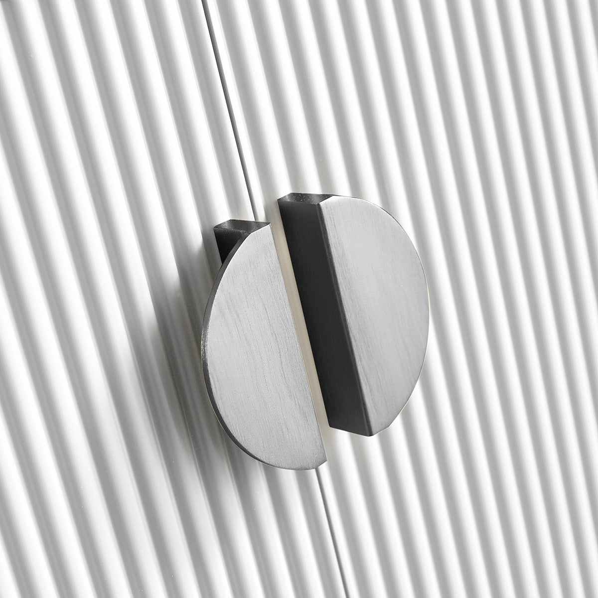 24" V9012 Wall Hung Vanity & Ceramic Sink (Glossy White)