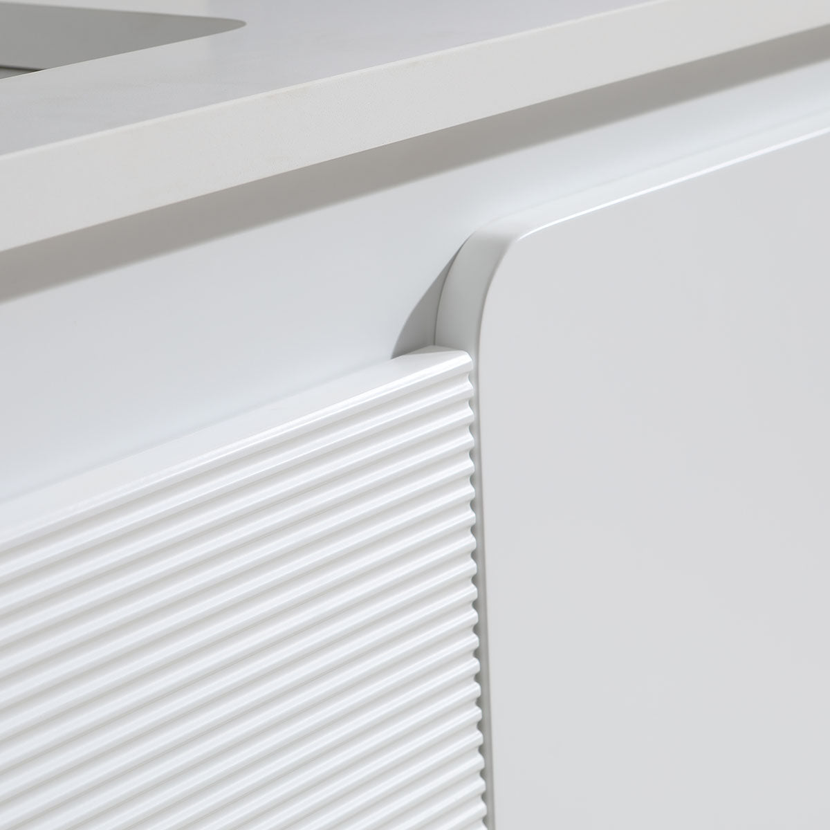 36" Craftsmanship Limited Edition Vanity & Quartz Countertop Combo   (Matte White) SKU: EN8271-36WH