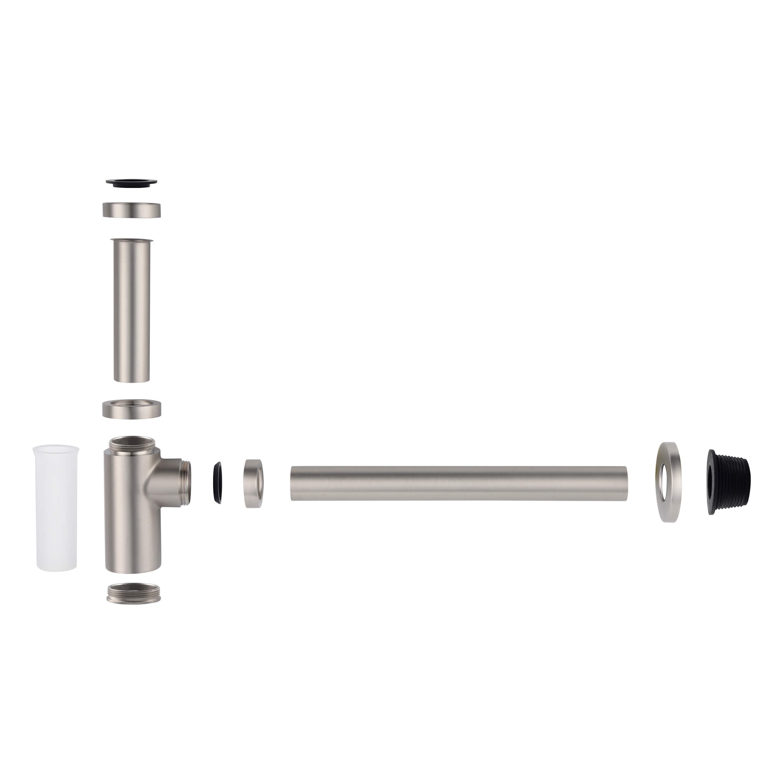 Bathroom Sink Decorative Round Bottle Trap - BT-1