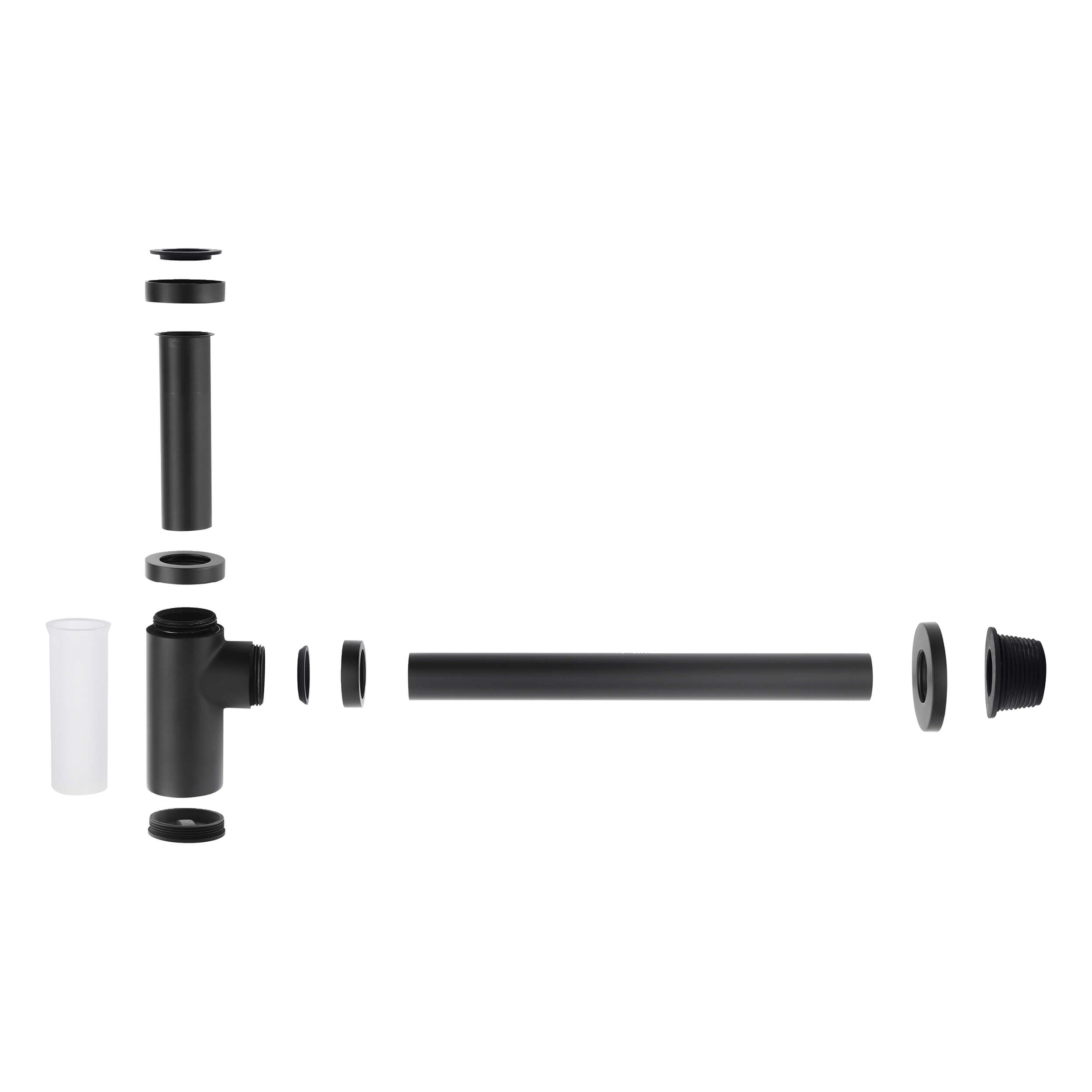 Bathroom Sink Decorative Round Bottle Trap - BT-1