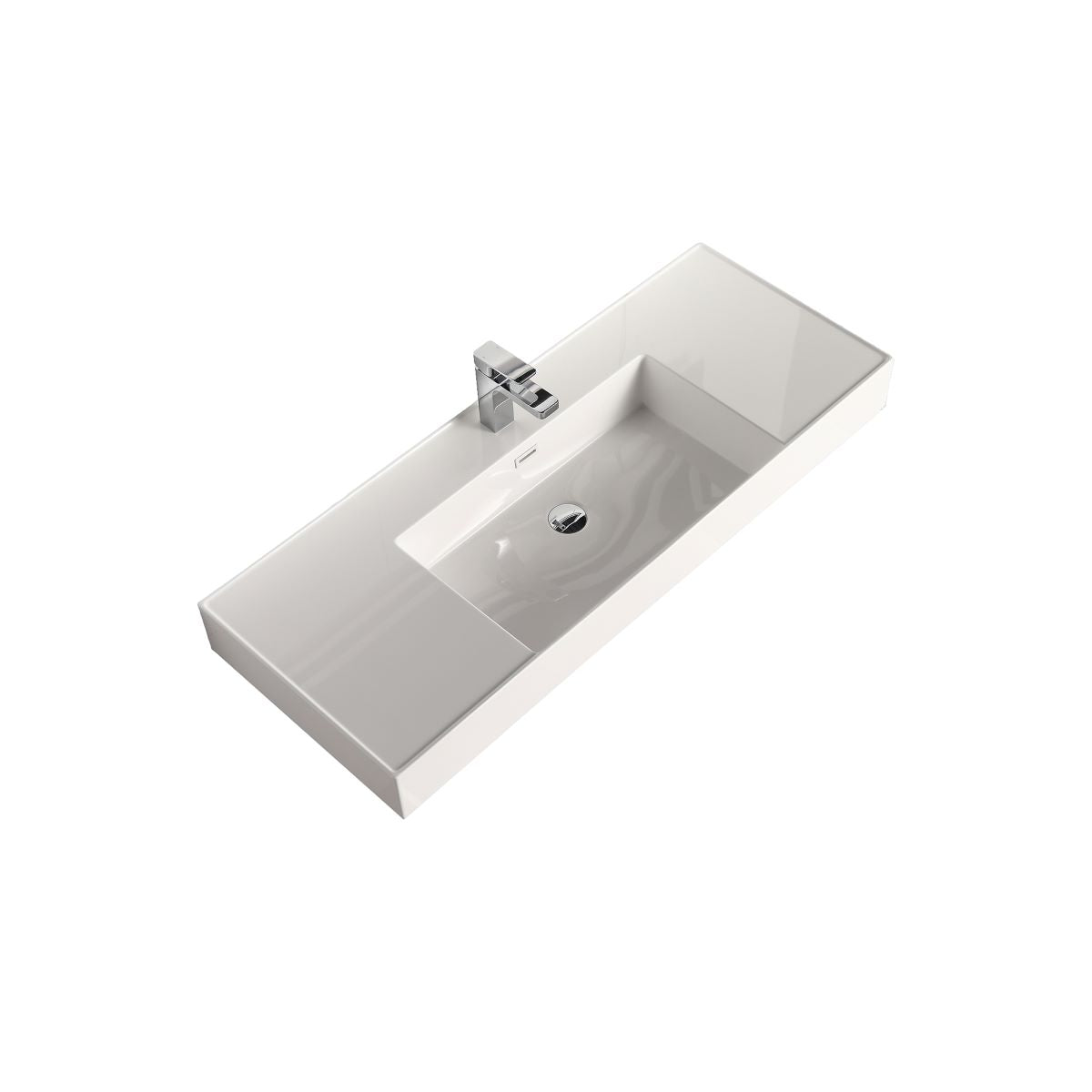 4-3/4 Thickness Acrylic Top-Mount Basin 48×18 Single - Shop at Home Craft Studio - 3