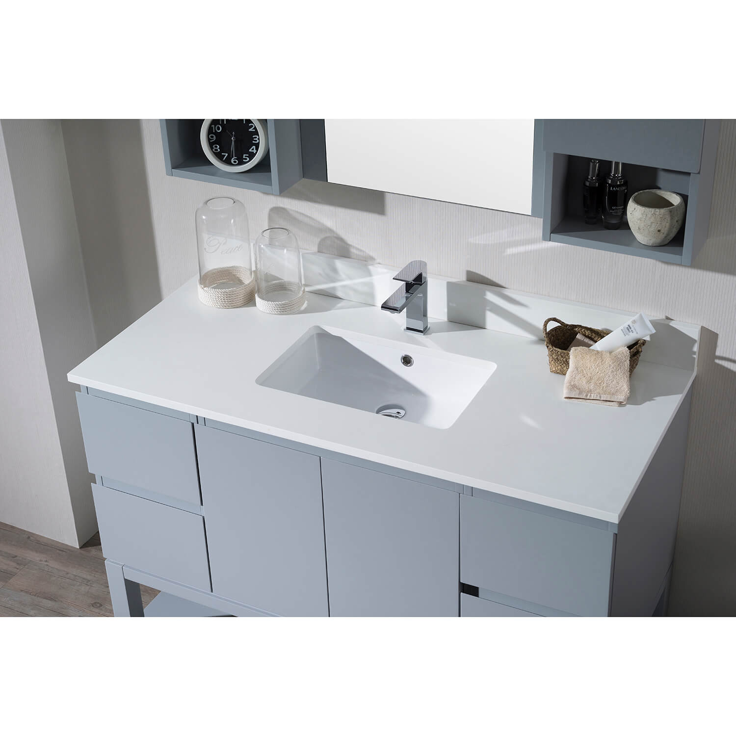 54.5″ Countertop – White Quartz – CT5000 5422 02 - Shop at Home Craft Studio - 1