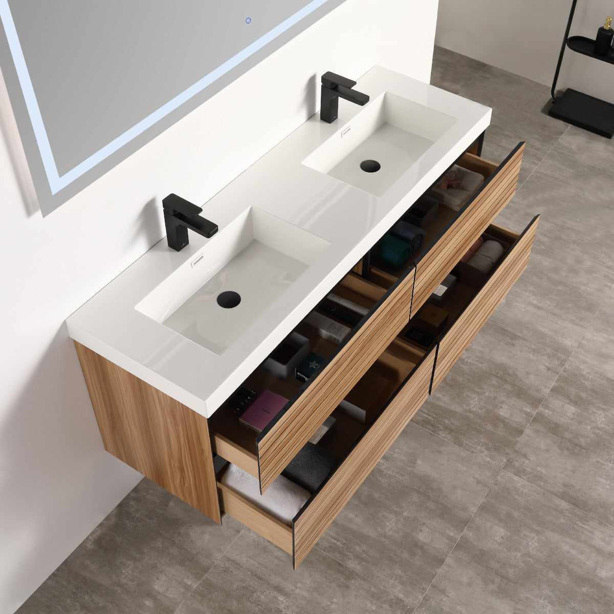 Annecy 48″ Vanity Double Sink - Shop at Home Craft Studio - 2