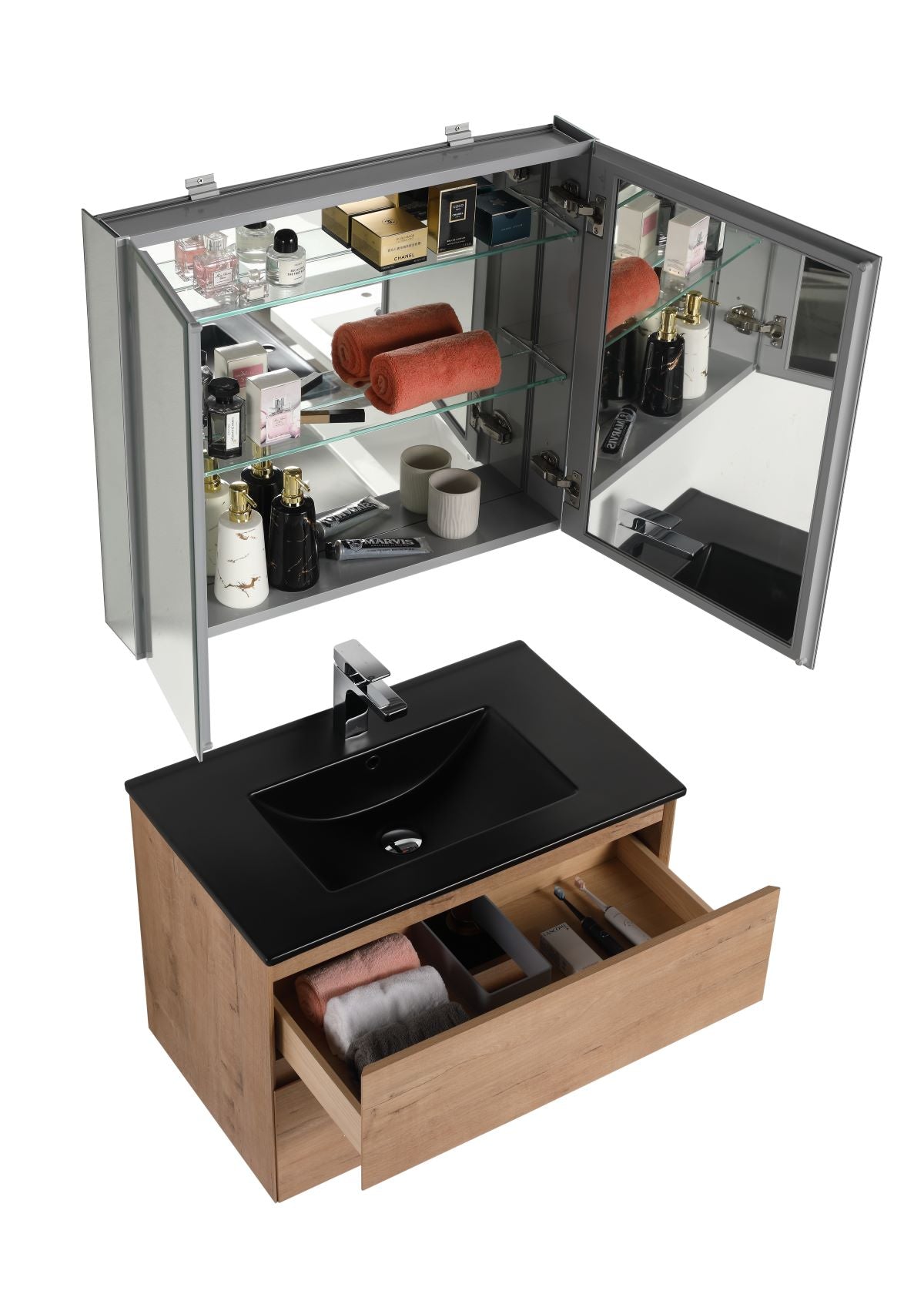 Assisi 30″ Vanity - Shop at Home Craft Studio - 5