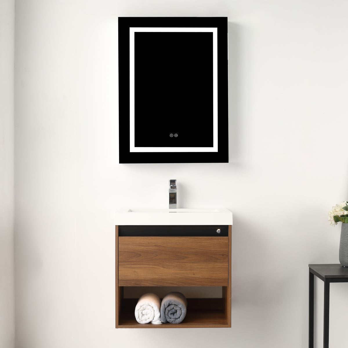 Bergen 24″ Vanity (Dual LED Illuminated) - Shop at Home Craft Studio - 14