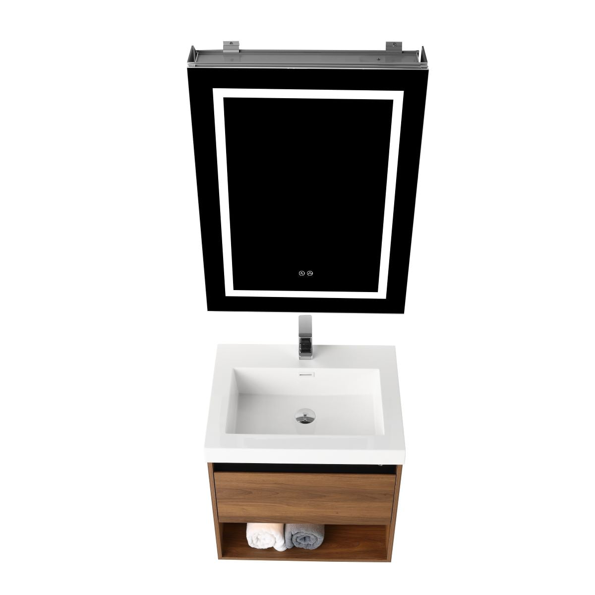 Bergen 24″ Vanity (Dual LED Illuminated) - Shop at Home Craft Studio - 18