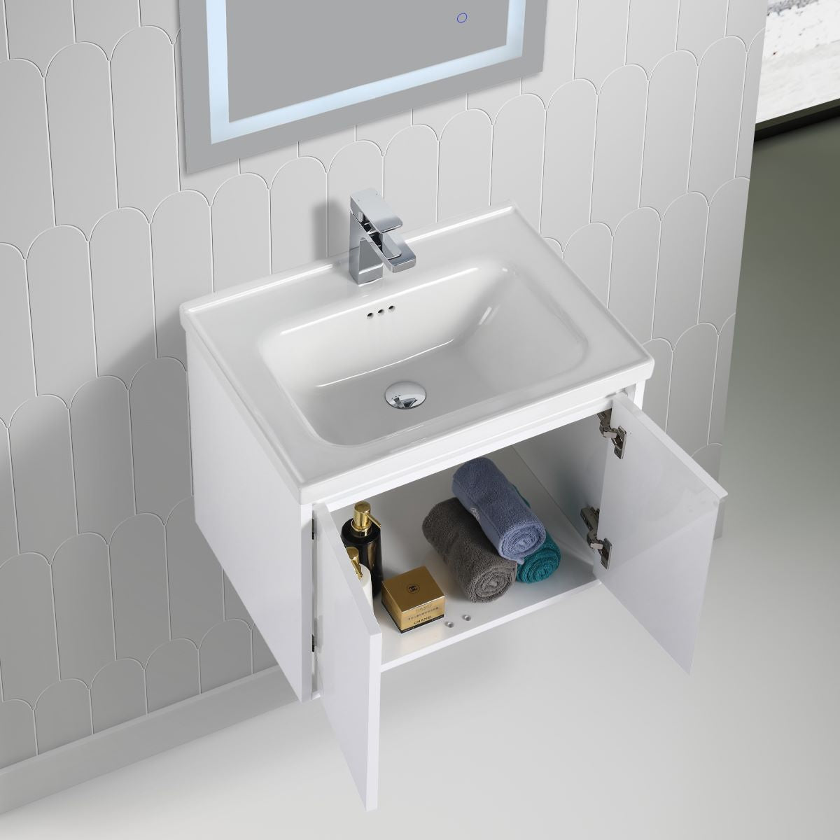 Bern 24″ Vanity With Ceramic Basin - Shop at Home Craft Studio - 3