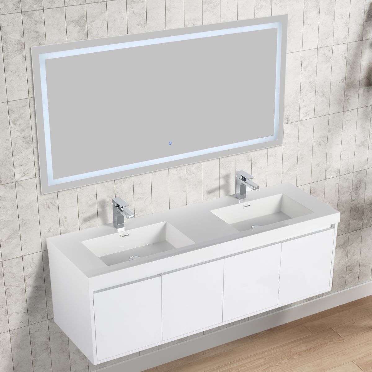 Bern 60″ Double Vanity - Shop at Home Craft Studio - 2