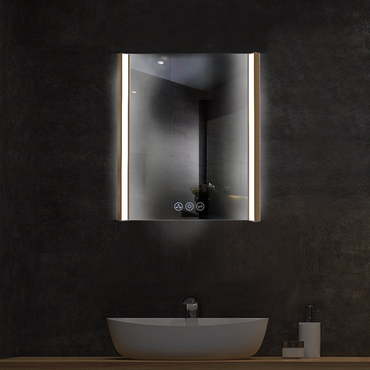 Binary 24″ LED Mirror - Shop at Home Craft Studio - 19