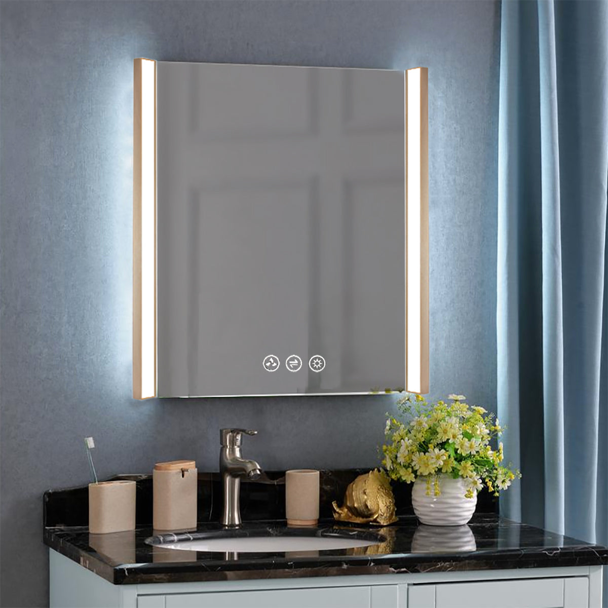 Binary 30″ LED Mirror - Shop at Home Craft Studio - 13