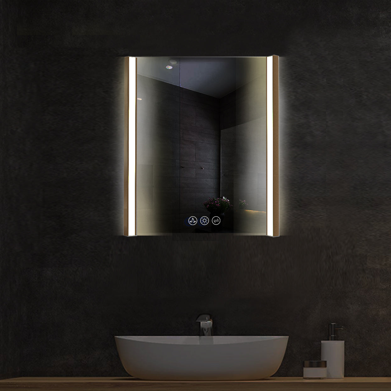 Binary 30″ LED Mirror - Shop at Home Craft Studio - 7