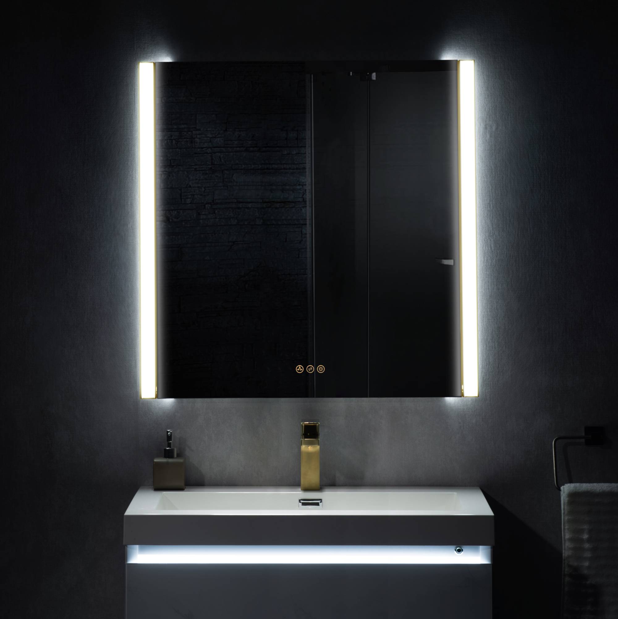 Binary 36″ LED Mirror - Shop at Home Craft Studio - 5