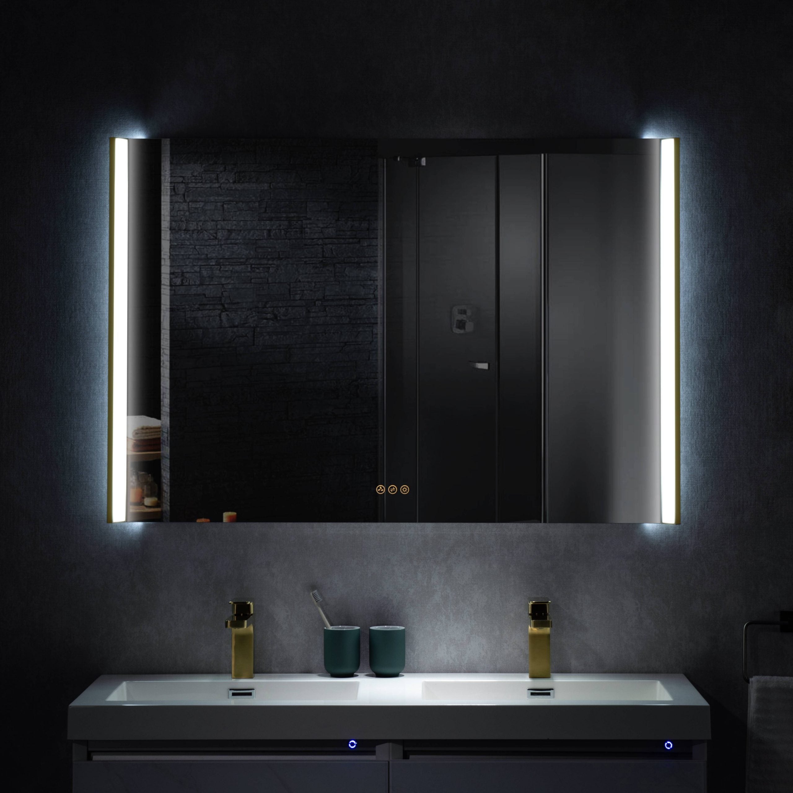 Binary 48″ LED Mirror - Shop at Home Craft Studio - 23