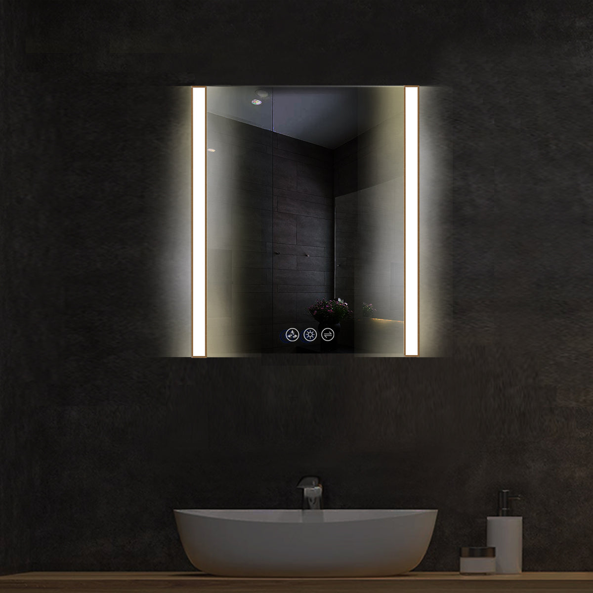 Blossom Binary 30″ LED Bathroom Mirror Mirrors - Shop at Home Craft Studio - 5