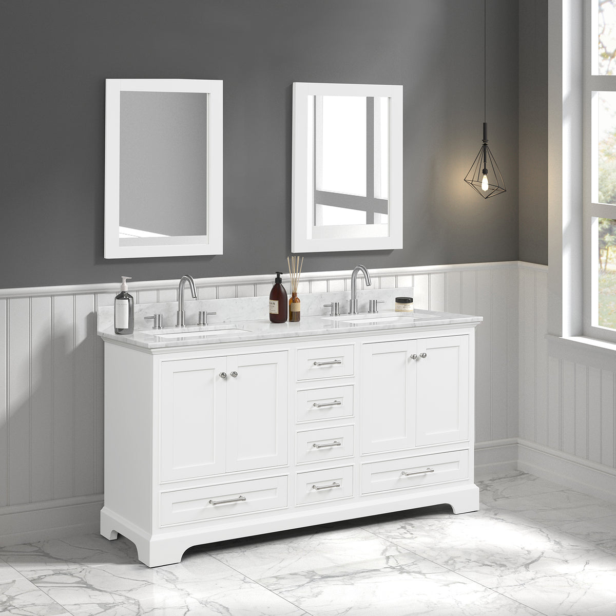 Blossom Copenhagen 60″ Bathroom Vanity Bathroom Vanities - Shop at Home Craft Studio - 2