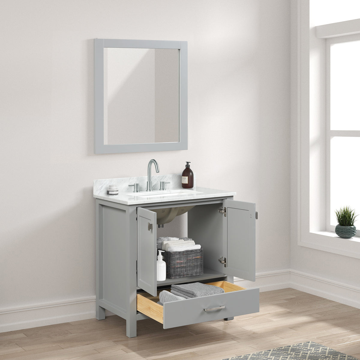 Blossom Geneva 30″ Bathroom Vanity Bathroom Vanities - Shop at Home Craft Studio - 3