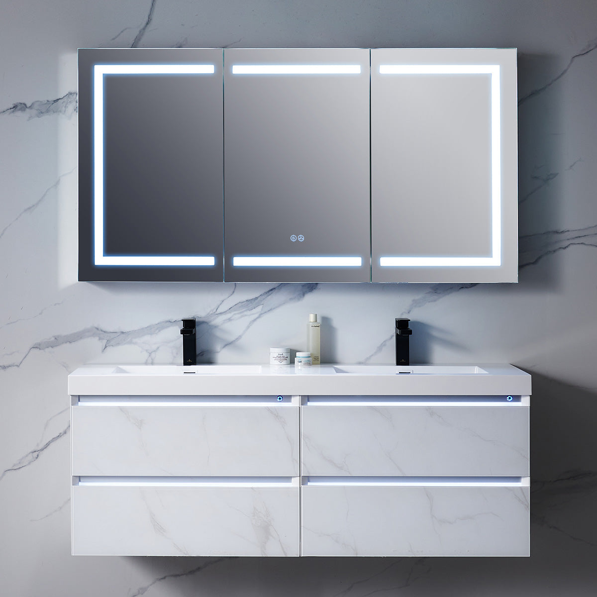Canopus- 60 Inch LED Medicine Cabinet - Shop at Home Craft Studio - 1