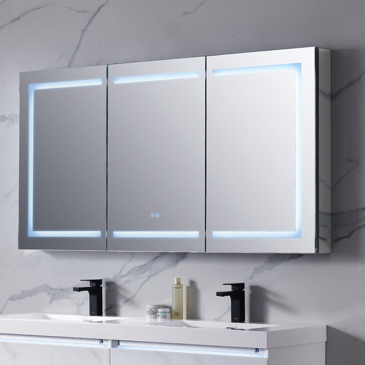 Canopus- 60 Inch LED Medicine Cabinet - Shop at Home Craft Studio - 4