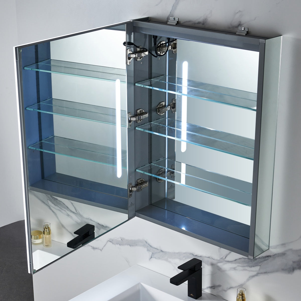 Capella – 24 Inch LED Medicine Cabinet - Shop at Home Craft Studio - 3