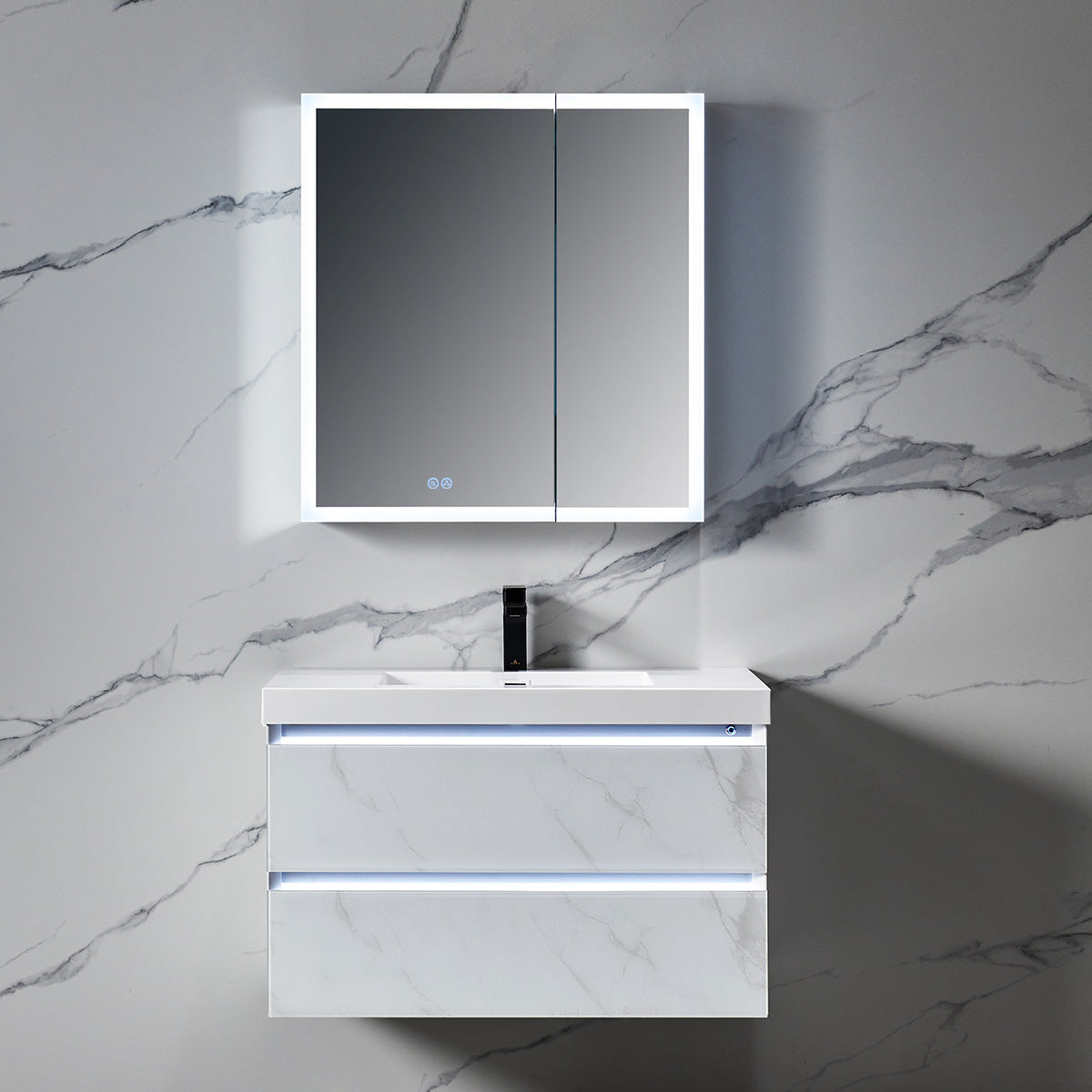 Capella – 30 Inch LED Medicine Cabinet - Shop at Home Craft Studio - 4