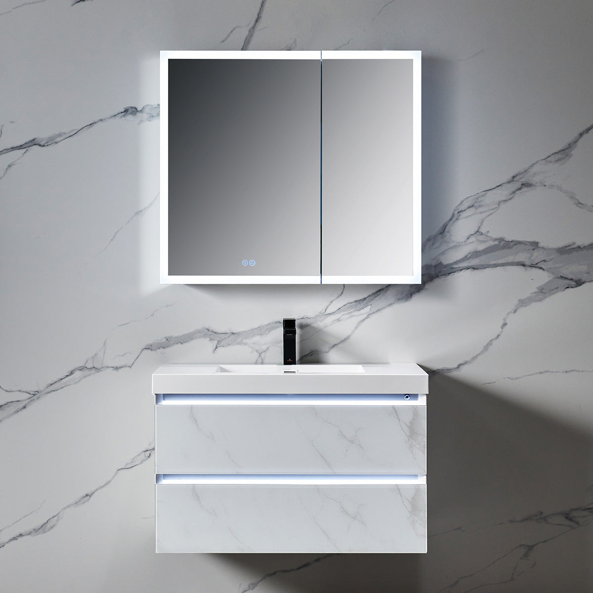 Capella – 36 Inch LED Medicine Cabinet - Shop at Home Craft Studio - 10