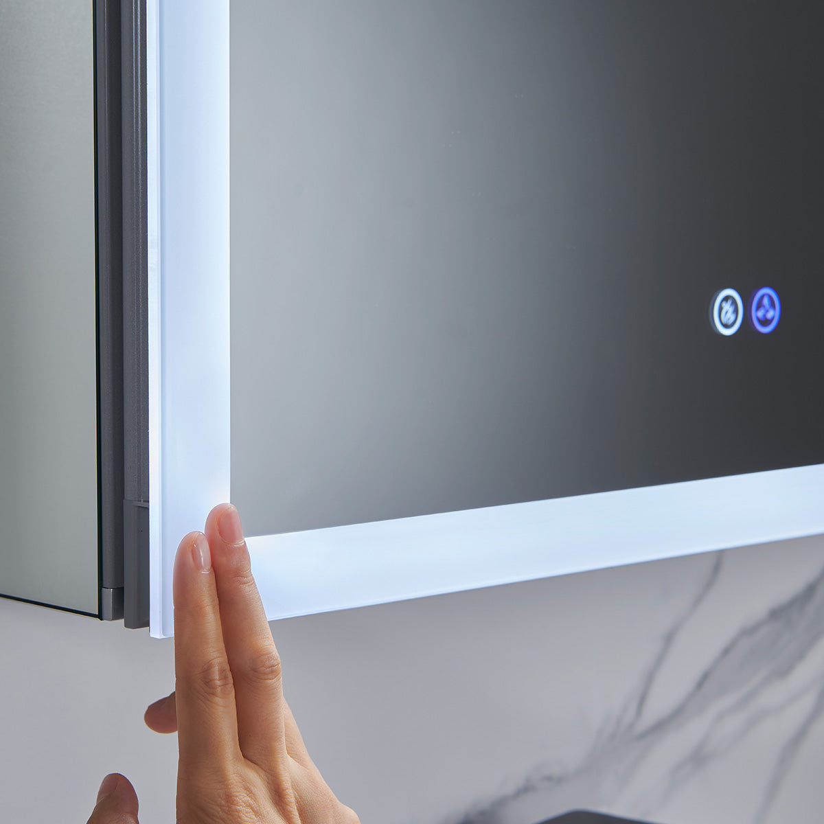 Capella – 72 Inch LED Medicine Cabinet - Shop at Home Craft Studio - 6