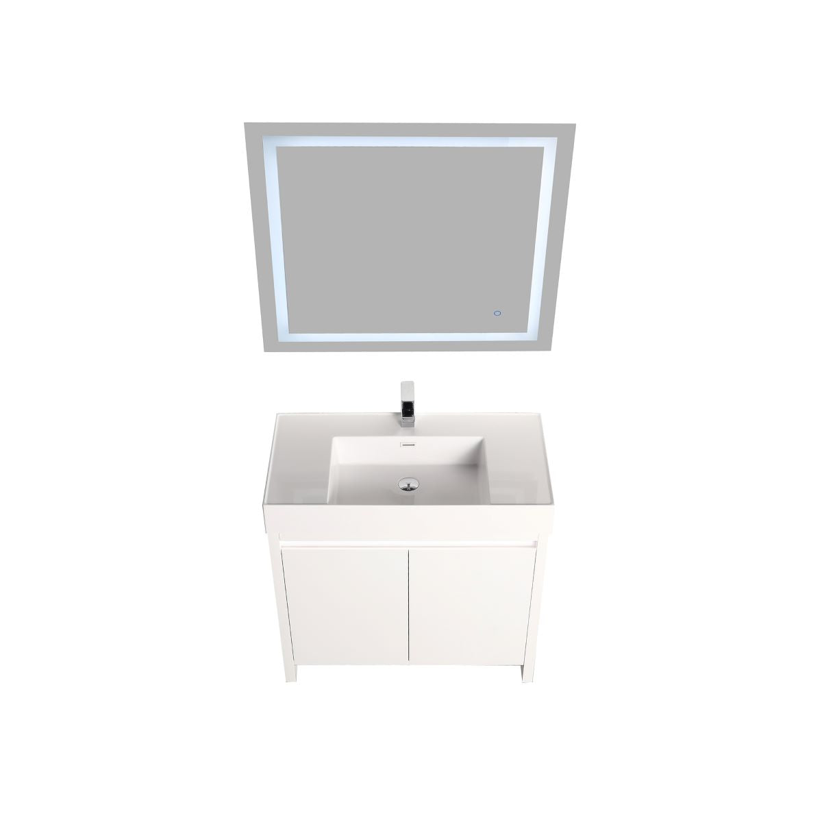 Capri 36″ Vanity (Dual LED Illuminated) - Shop at Home Craft Studio - 10